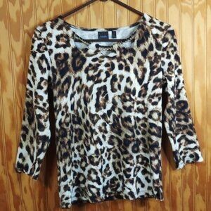 Rafaella Cheetah print top